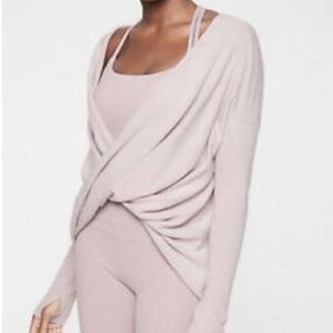 Athleta Finale Wool Cashmere Convertible Sweater XS